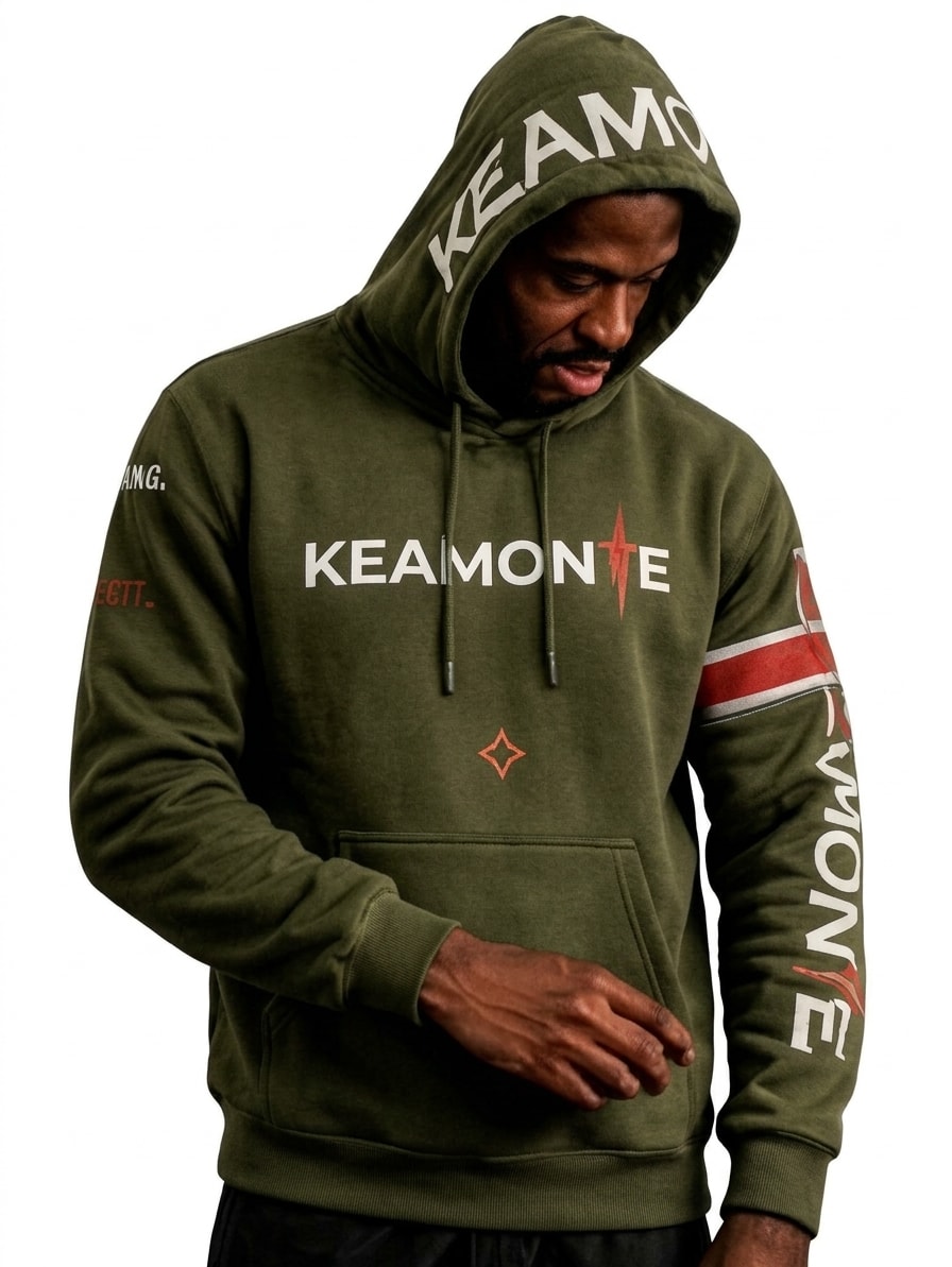KEAMONTE olive hoodie